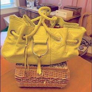 Dolce and Gabbana Lime Green Purse.